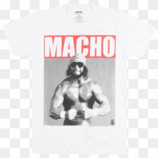 Wwe Macho Man T-shirt Randy Savage Wrestling Tee Licensed - Boxing, HD Png Download