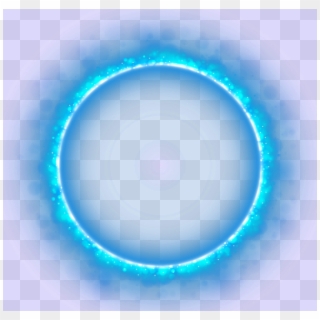 Blue Light Disc Icon Blu-ray Free Transparent Image - Transparent Glow Circle Png, Png Download
