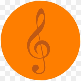 Song Clipart Music Symbol - Color Orange Music Notes, HD Png Download