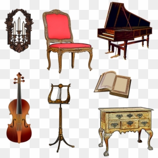 Piano Clipart Hobby - Harpsichord Png, Transparent Png
