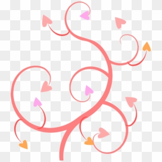 Vector Swirl Clipart Pink - Clipart Swirl Heart, HD Png Download