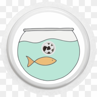 Image Of Fishbowl Freestyle Libre Sticker - Circle, HD Png Download