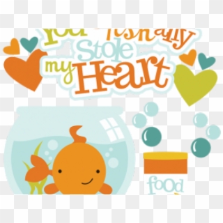 Fish Bowl Clipart Svg - You Ofishally Have My Heart, HD Png Download