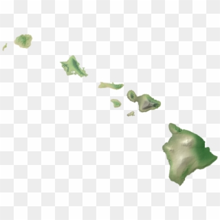 Map Of Hawaiian Islands Png , Png Download - Hawaii Island Map Png, Transparent Png