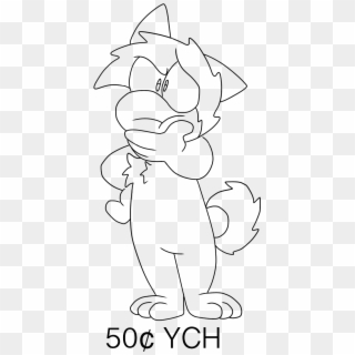 50 Cent Ych - Line Art, HD Png Download