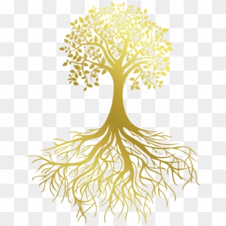 Gold Tree Without Shadow, HD Png Download