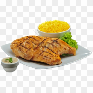 Free Png Grilled Chicken Png Png Images Transparent - Half Chicken With Rice, Png Download