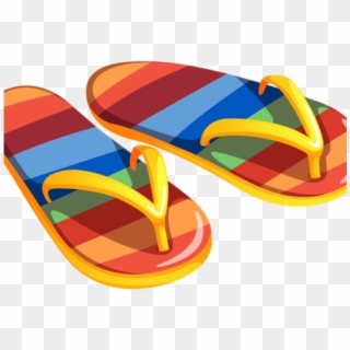 Beach Slippers Clip Art, HD Png Download
