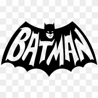 Batman Logo Vintage Retro Comic Book Vector Black - Batman, HD Png Download