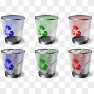 The Recycle Bin Is One Of The Most Important Feature - Windows Trash Can Icons, HD Png Download