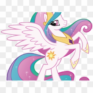 My Little Pony Clipart Home - Little Pony Princess Celestia, HD Png Download