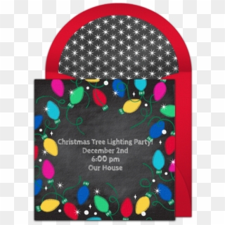 Twinkle Lights Online Invitation - Circle, HD Png Download