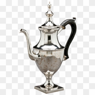 Laminated Poster Silverware Antique Coffeepot Silver - Coffee Pot, HD Png Download