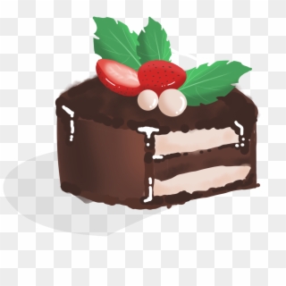 Torta Al Cioccolato Alla Fragola Png E Psd - Chocolate Cake, Transparent Png