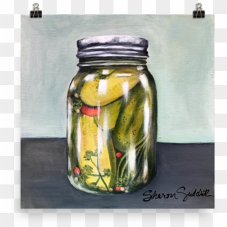 Transparent Jar Pickle - Still Life, HD Png Download