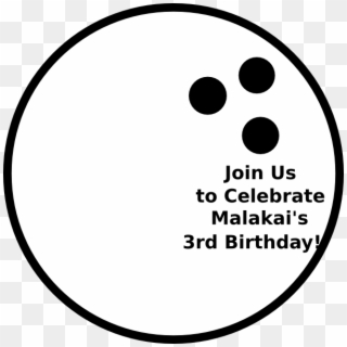Malakai's Bowling Ball Invitation Clip Art - Dan Shake 3am Jazz Club, HD Png Download