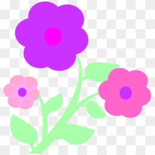 Pastel Flowers Png - Pastel Color Flowers Clipart, Transparent Png