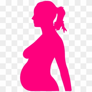 Woman Pregnant Silhouette Png Image - Pregnant Clip Art, Transparent Png