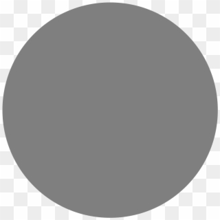 Circle Grey Solid - Grey Colour Circle Png, Transparent Png