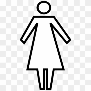 Bathroom - Clipart - Woman Clipart White, HD Png Download