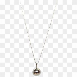Sterling Silver Chain With Harmony Ball - Locket, HD Png Download