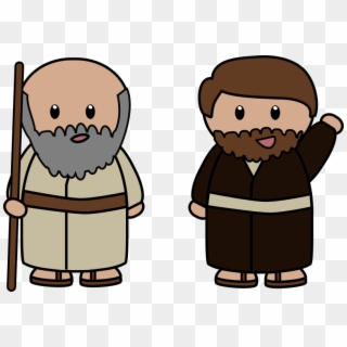 Paul Of Tarsus Clipart Icon Png - Paul And Silas Cartoon, Transparent Png