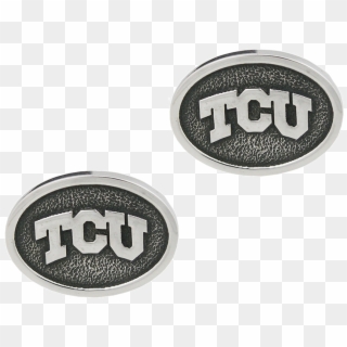 Texas Christian University Silver Cufflinks - Emblem, HD Png Download