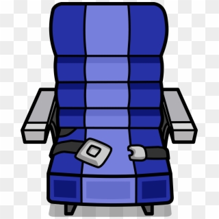 Cp Air Seat Sprite - Plane Seat Clip Art, HD Png Download