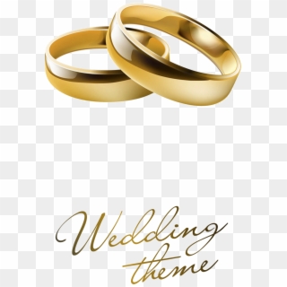 Wedding Invitation Ring Clip Art Vector Material - Ring, HD Png Download