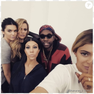 Kendall Jenner, Khloé, Kourtney Kardashian, 2 Chainz - Kendall Jenner Dan Rob Kardashian, HD Png Download
