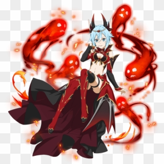 A New Fiery Banner, Fierce Fight In The Inferno Of - Sinon Sao Memory Defrag, HD Png Download