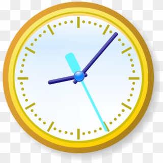 Clip Art Clock Svg Second - Clock Vector Transparent Background, HD Png Download