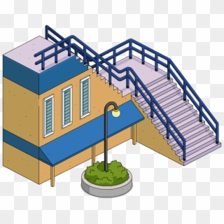 Station Stairs - The Simpsons, HD Png Download