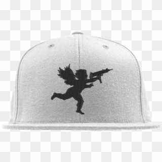 Cupid Black On White Snapback, HD Png Download