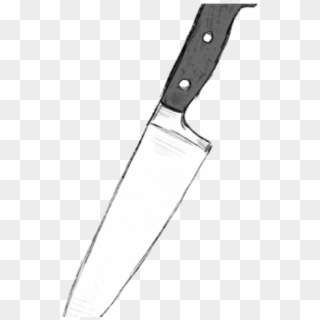 Drawn Knife Cartoon - Knife, HD Png Download