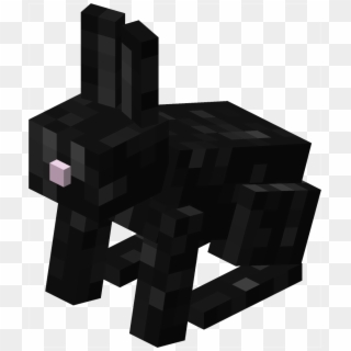Minecraft Rabbit Png - Minecraft Black Rabbit, Transparent Png