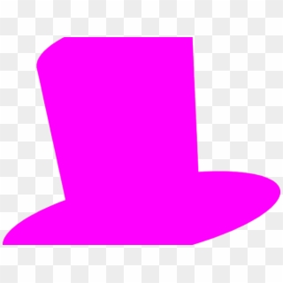 Top Hat Clipart Mad Hatter - Pink Top Hat Clipart, HD Png Download