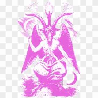 #baphomet #occult #pagan #pink #magic #magick - Devil Transgender, HD Png Download