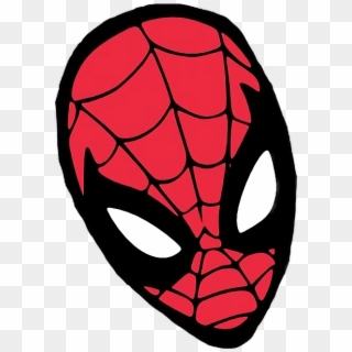 #mask #spiderman #spidermanmask #facesticker #marvel - Mask, HD Png Download