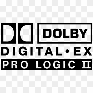 Dolby Digital Ex Pro Logic Ii Logo Png Transparent - Dolby Pro Logic Ii Logo, Png Download