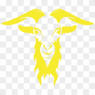 Goat Head Yellow Clear - Skull, HD Png Download