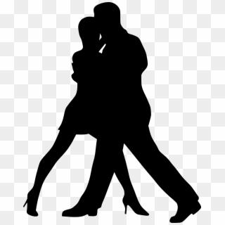 Dance Silhouette Clipart At Getdrawings - Couples Dancing Drawing Transparent, HD Png Download