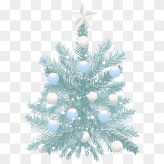 Blue Christmas Tree Png Download, Transparent Png