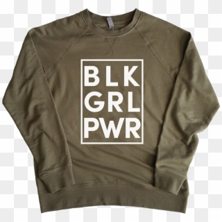 Black Girl Power French Terry - Long-sleeved T-shirt, HD Png Download