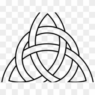 Spiral Clipart Triquetra - Celtic Trinity Knot Outline, HD Png Download