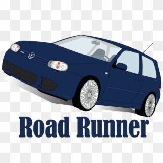 Road Runner Illustration Design - Volkswagen R32, HD Png Download