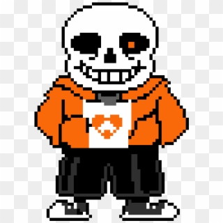 Undertale Au Wiki - Underfell Sans Pixel Art Grid, HD Png Download ,  Transparent Png Image - PNGitem