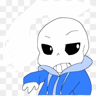Sans With Gaster Blaster - Cartoon, HD Png Download