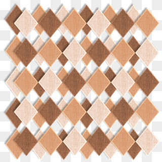 Fabric Texture Geometric - Animasi Brown Curtain Png, Transparent Png