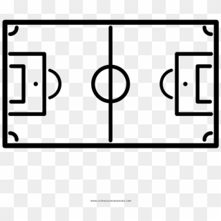 Soccer Field Coloring Page - Foosball Vector, HD Png Download